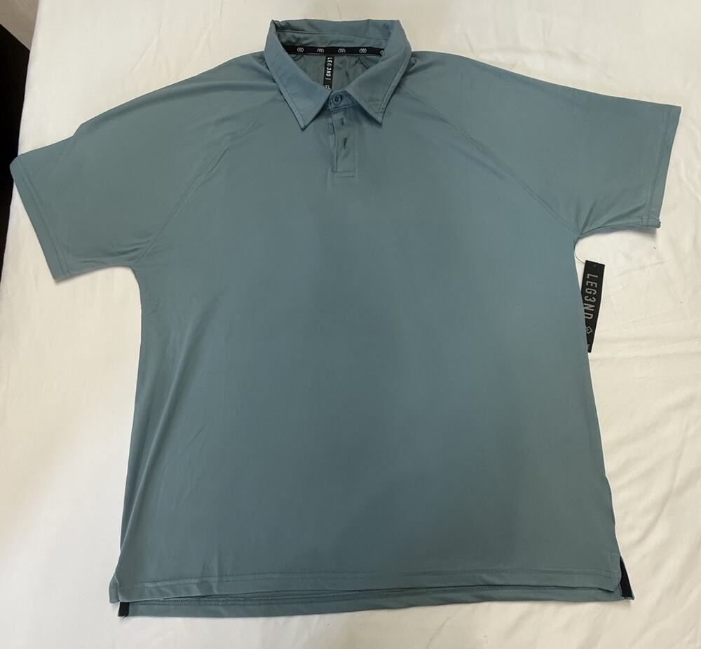 Legend Inspire Marine Blue Polo Shirt - Mens XL- NWT - MSRP $36 - Style M12095S2